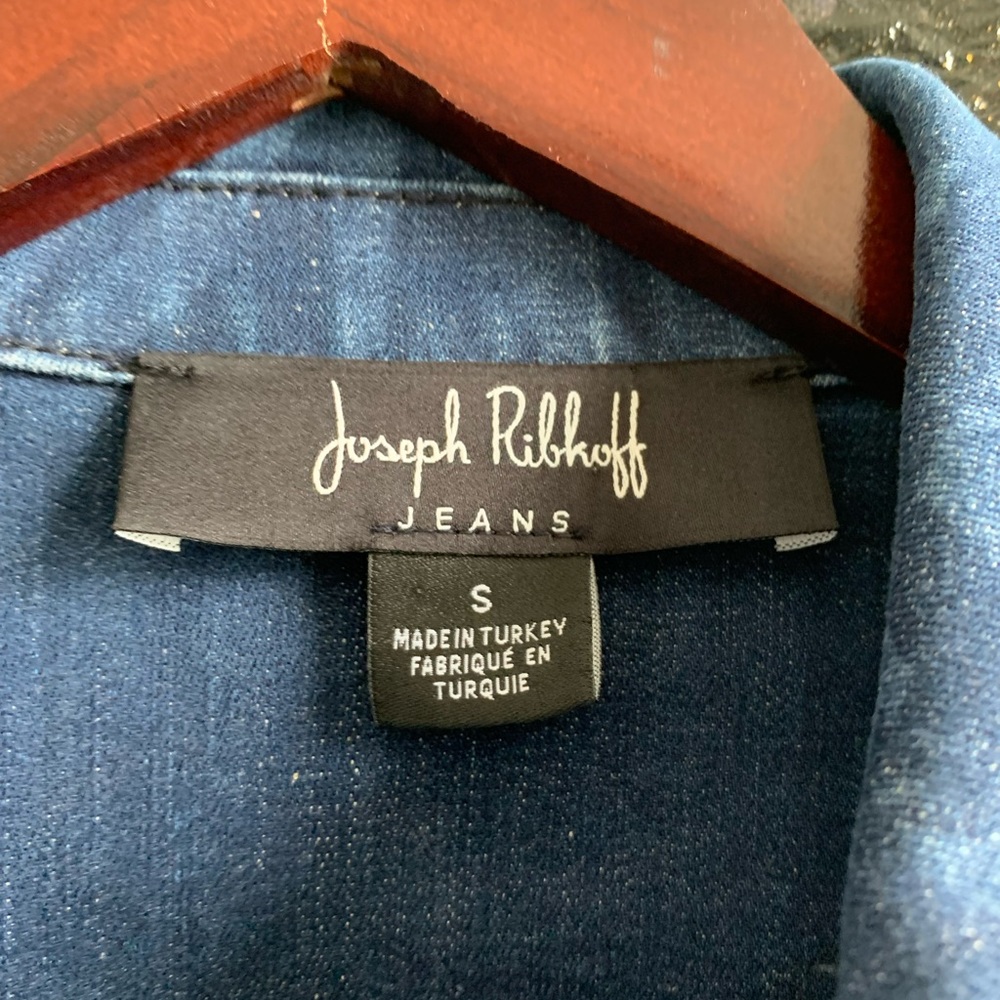 Sz S Joseph Ribkoff Jean Jacket - Picture 3 of 8